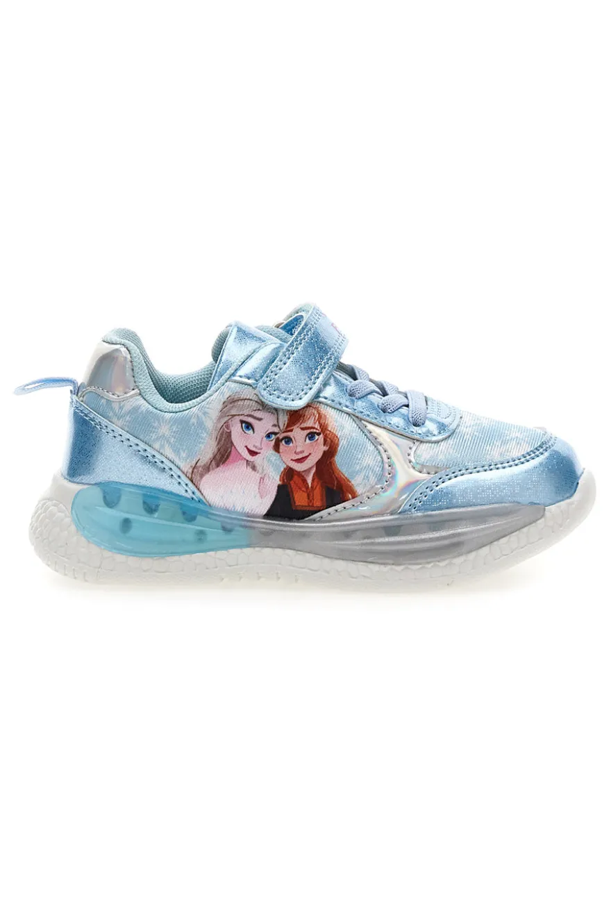Sneakers azzurre con luci Frozen D14467