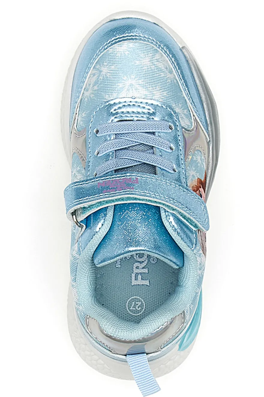 Sneakers azzurre con luci Frozen D14467