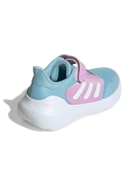 Sneakers azzurre e lilla traspiranti con strappo Adidas Tensaur Run 3.0 EL C