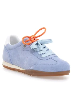 Sneakers azzurre in vera pelle con doppi lacci Pittarello Capsule BT251278010