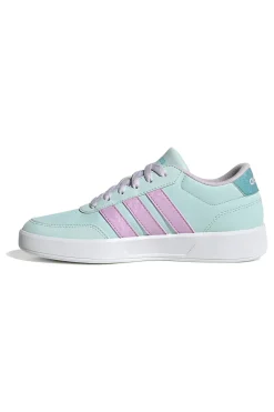 Sneakers azzurre pastello con dettagli lilla Adidas Breaknet 3 J
