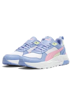 Sneakers azzurre rosa e bianche Puma Trinity 2 Lt Jr