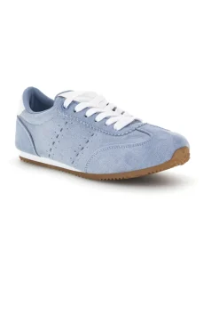 Sneakers azzurro con lacci e design minimal Café cost 65BL07241