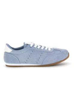 Sneakers azzurro con lacci e design minimal Café cost 65BL07241