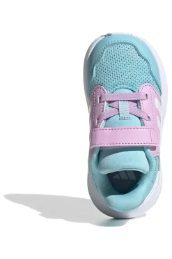 Sneakers Azzurro e lilla con strappo Adidas Tensaur Run 3.0 EL I