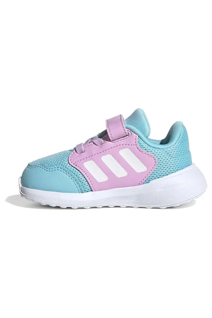 Sneakers Azzurro e lilla con strappo Adidas Tensaur Run 3.0 EL I