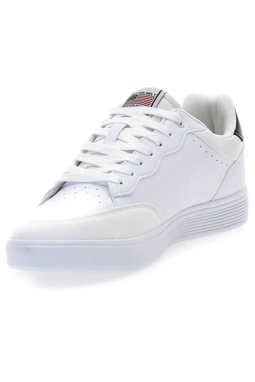 Sneakers Basse Bianche Cotton Belt Odeon