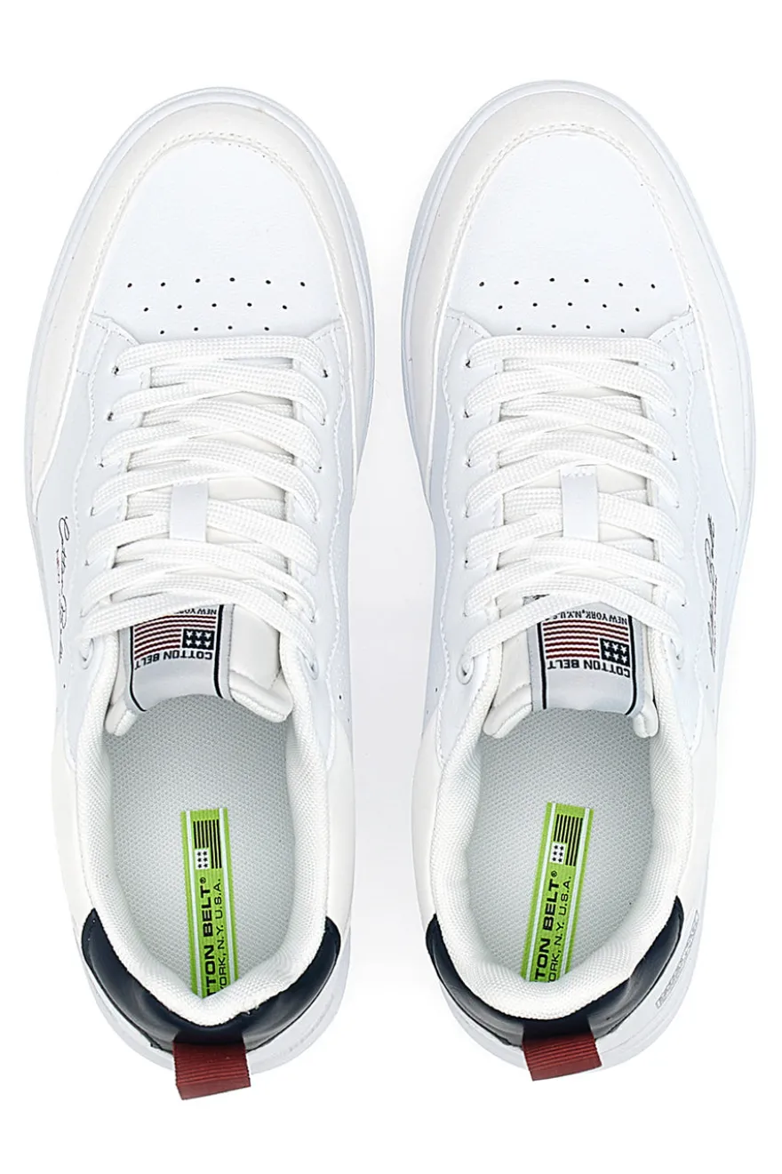 Sneakers Basse Bianche Cotton Belt Odeon