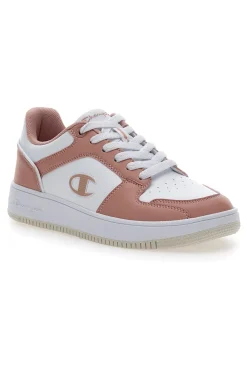 Sneakers Basse Rosa e Bianche Champion Rebound 2.0 Low