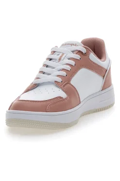 Sneakers Basse Rosa e Bianche Champion Rebound 2.0 Low