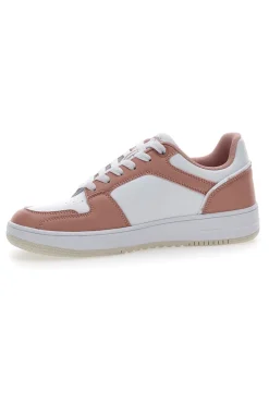 Sneakers Basse Rosa e Bianche Champion Rebound 2.0 Low