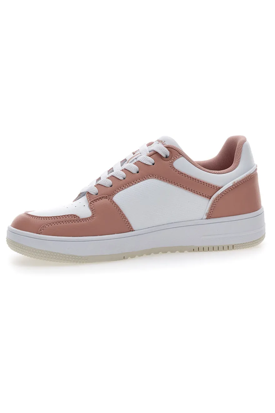 Sneakers Basse Rosa e Bianche Champion Rebound 2.0 Low