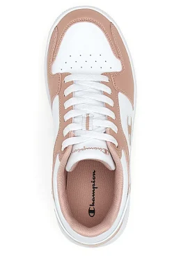 Sneakers Basse Rosa e Bianche Champion Rebound 2.0 Low