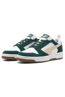 Sneakers basse verdi e beige SoftFoam Rebound V6 Low SD Puma