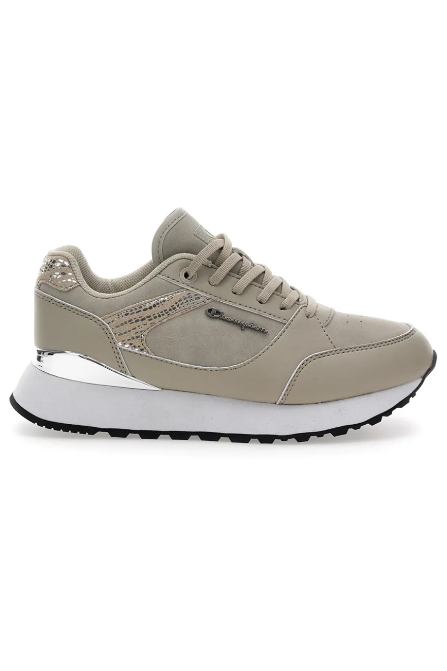 Sneakers Beige Champion RR Champ Plat Low Chromo