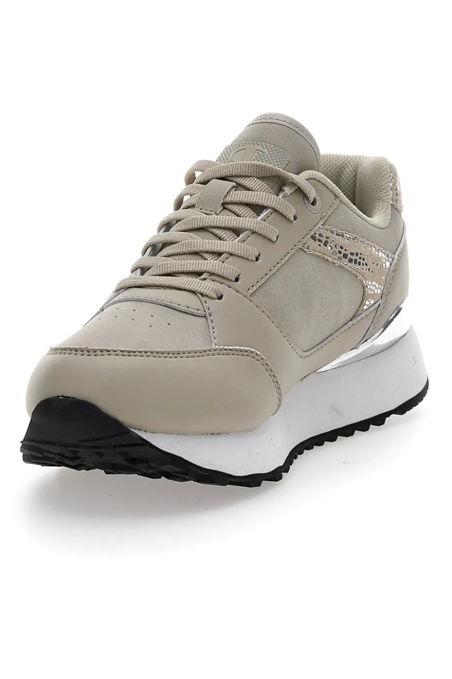 Sneakers Beige Champion RR Champ Plat Low Chromo