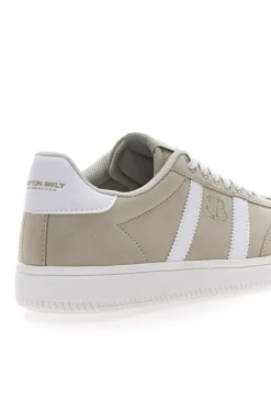 Sneakers Beige con Bande Laterali Bianche COTTON BELT AMELIE SD