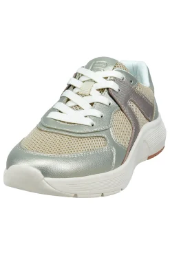 Sneakers Beige con Dettagli Effetto Metallizzato e Soletta Estraibile Bagatt D35AQM015069