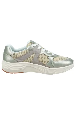Sneakers Beige con Dettagli Effetto Metallizzato e Soletta Estraibile Bagatt D35AQM015069