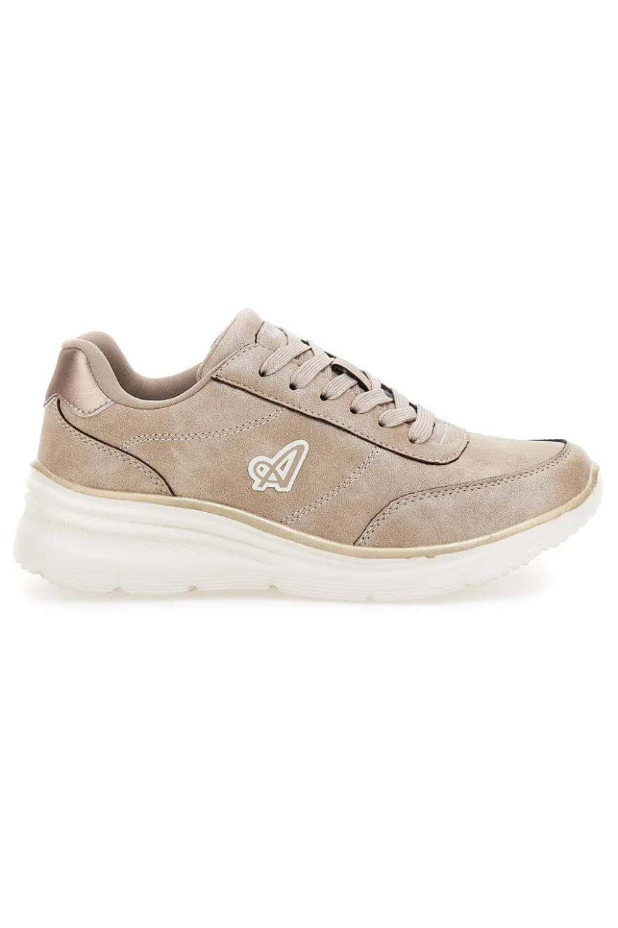 Sneakers Beige Con dettagli Oro Australian AU42W511