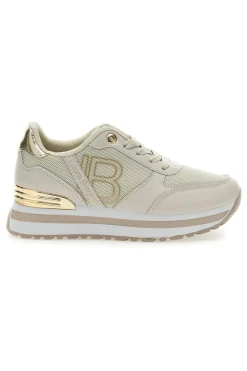 Sneakers Beige con Dettagli Dorati Laura Biagiotti 8915