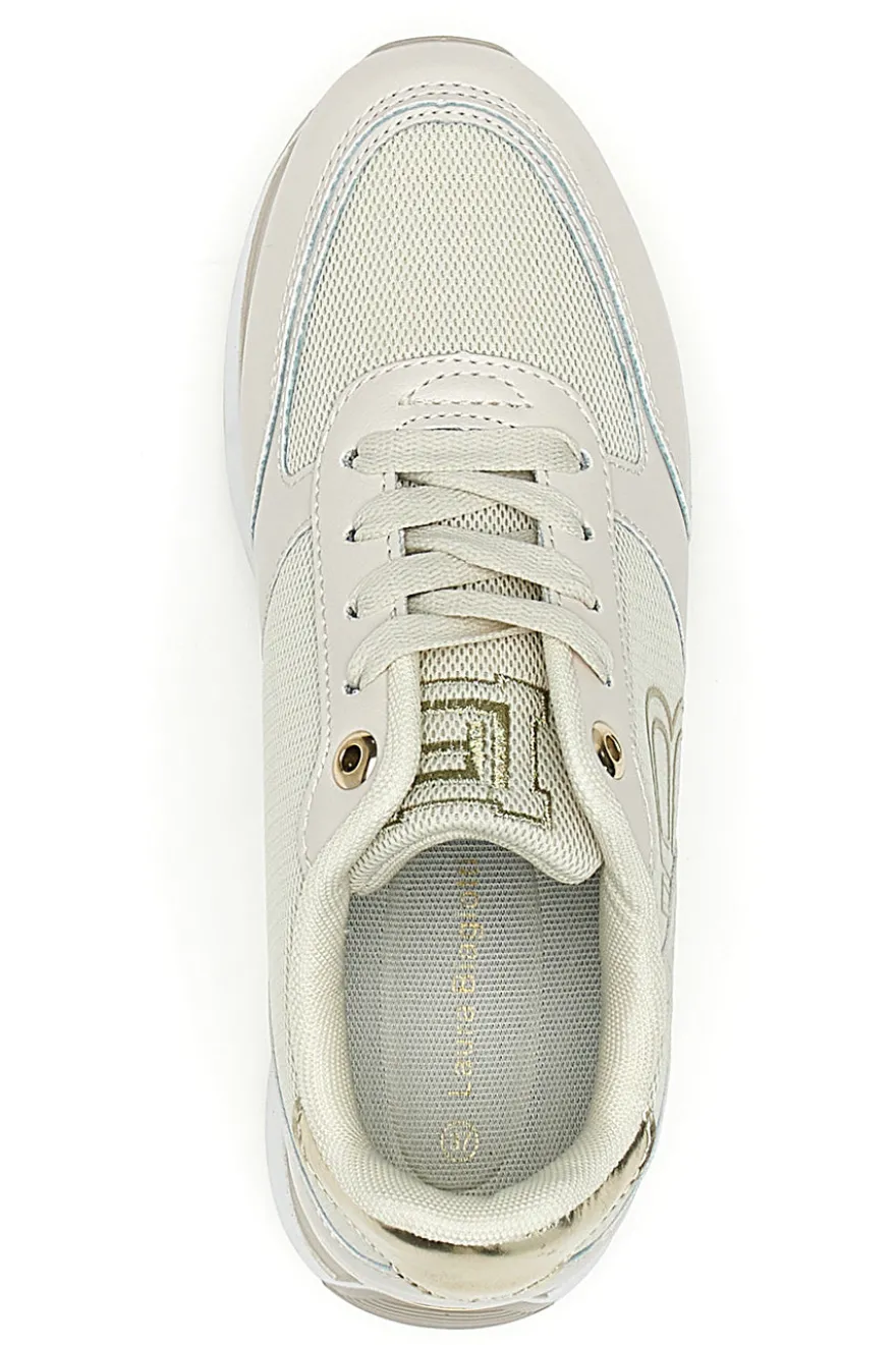 Sneakers Beige con Dettagli Dorati Laura Biagiotti 8915