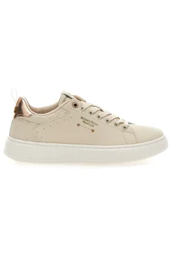 Sneakers beige con dettagli oro Beverly Hills Polo Club HUBY LTX