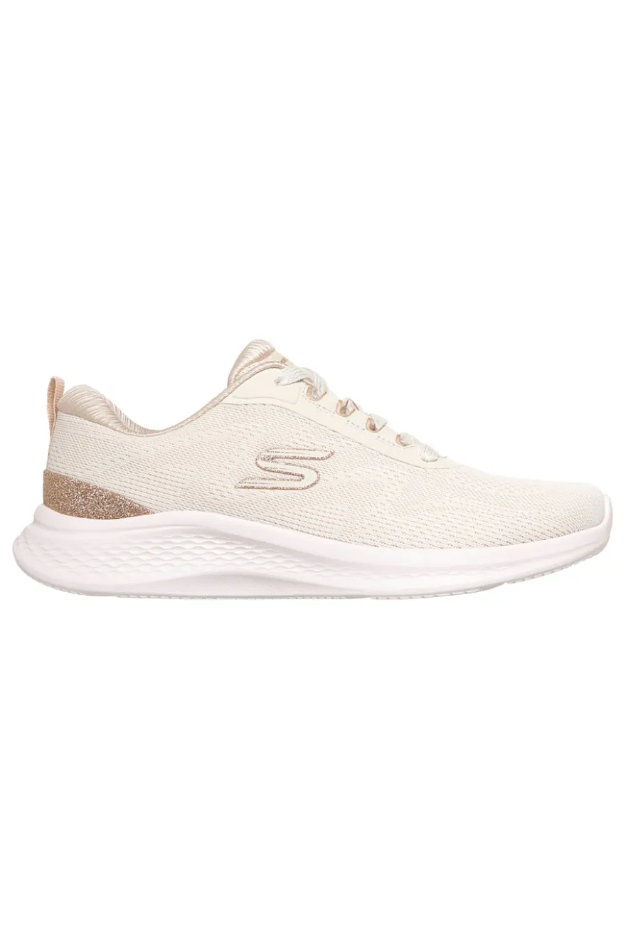 Sneakers beige con dettagli oro e Memory Foam Skechers Skech-Lite Pro 2.0 Brilliant Shimmer