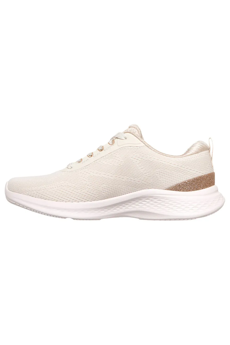 Sneakers beige con dettagli oro e Memory Foam Skechers Skech-Lite Pro 2.0 Brilliant Shimmer