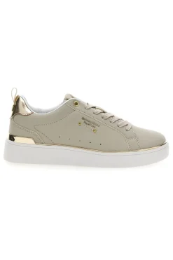 Sneakers beige con dettagli oro Beverly Hills Polo Club Queens Cup Ltx