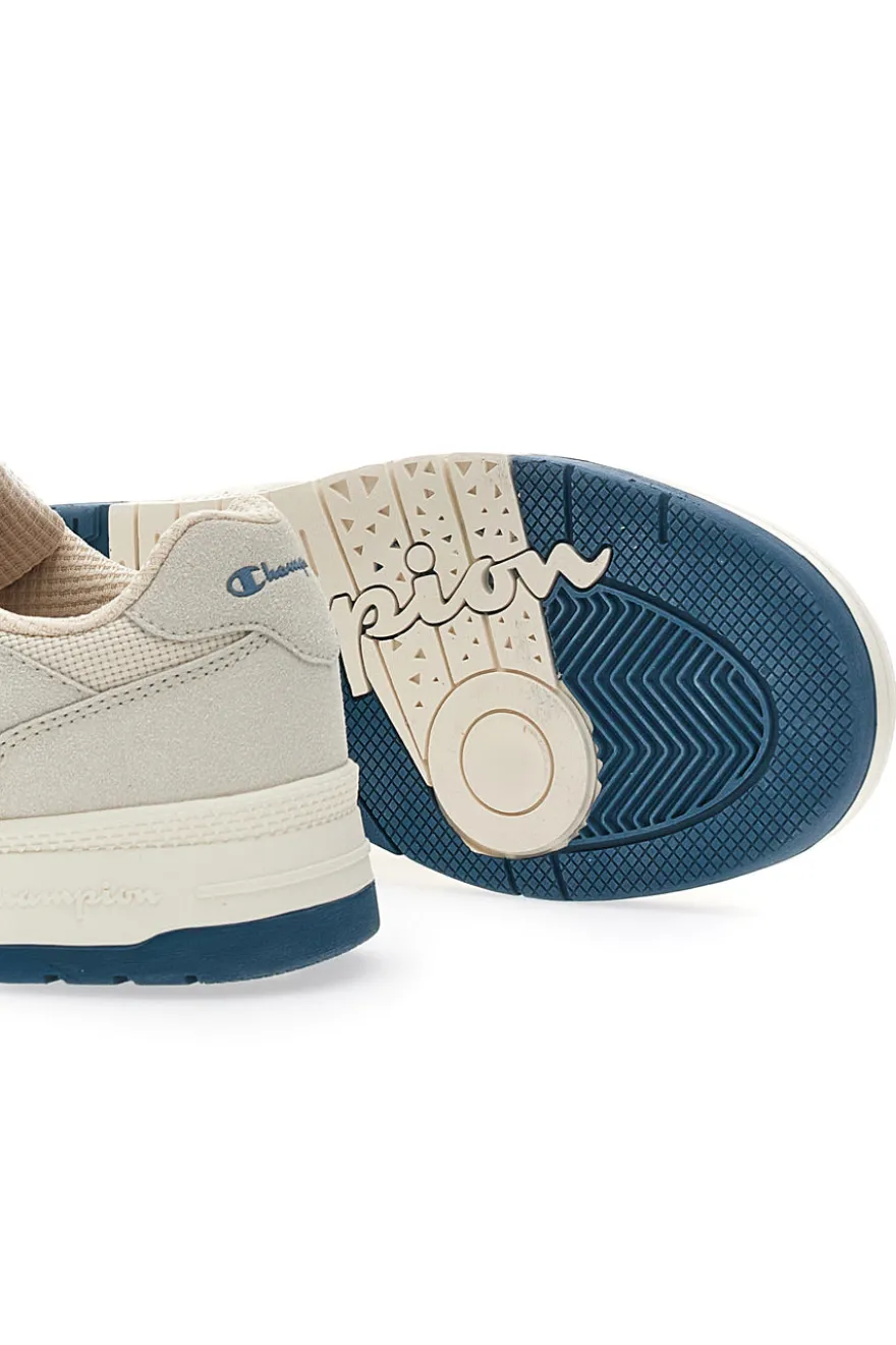 Sneakers Beige con Dettagli Blu CHAMPION RD18 HERITAGE BAJA B GS