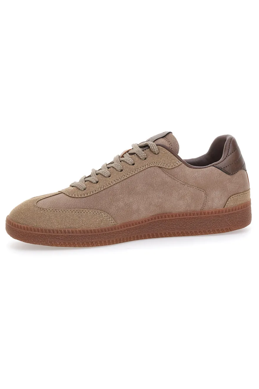 Sneakers beige con dettagli marroni e suola in gomma Australian AU52M115