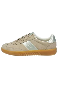 Sneakers Beige con Inserti con Effetto Metallizzato Bagatt D35AQJ025550