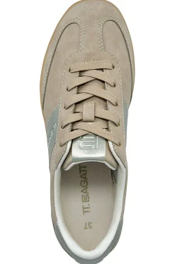 Sneakers Beige con Inserti con Effetto Metallizzato Bagatt D35AQJ025550