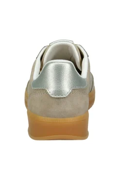 Sneakers Beige con Inserti con Effetto Metallizzato Bagatt D35AQJ025550