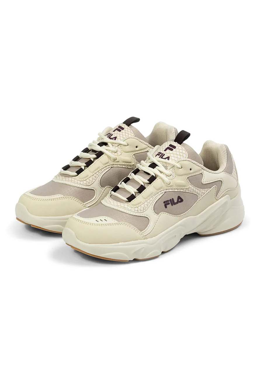 Sneakers beige con inserti a contrasto e suola chunky Fila FFW0194