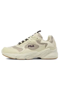 Sneakers beige con inserti a contrasto e suola chunky Fila FFW0194