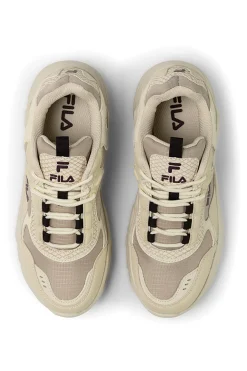 Sneakers beige con inserti a contrasto e suola chunky Fila FFW0194