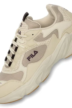 Sneakers beige con inserti a contrasto e suola chunky Fila FFW0194