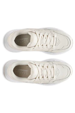 Sneakers beige con inserti in pelle e suola ammortizzata Under Armour Edge Leather