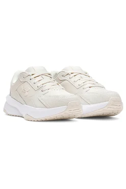 Sneakers beige con inserti in pelle e suola ammortizzata Under Armour Edge Leather