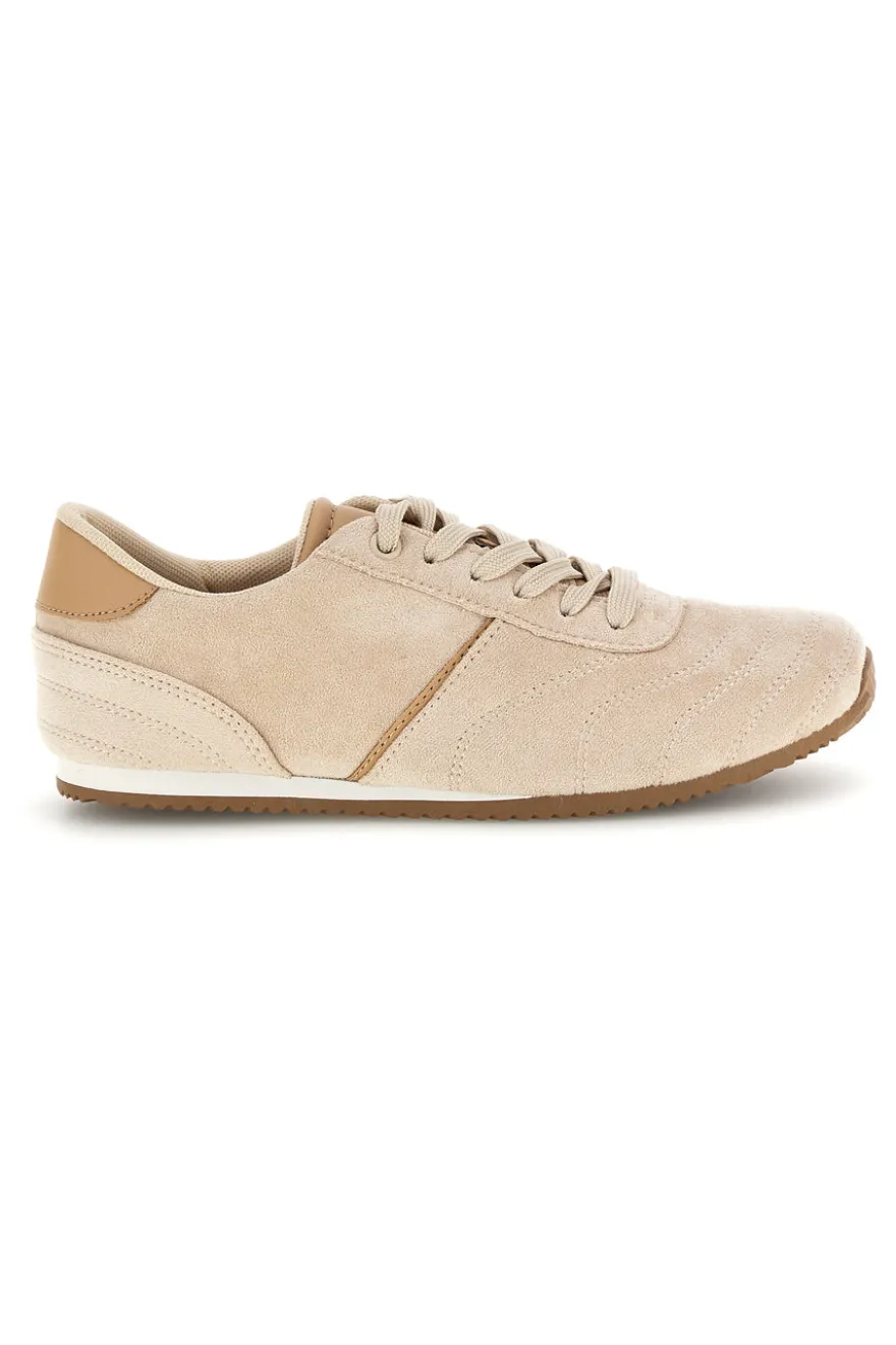 Sneakers beige con lacci e design minimal Café cost 85RCO72101
