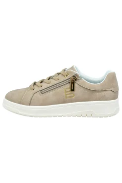 Sneakers Beige con Lacci e Cerniera Bagatt D35AQG015500