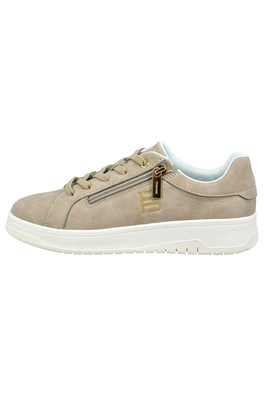 Sneakers Beige con Lacci e Cerniera Bagatt D35AQG015500