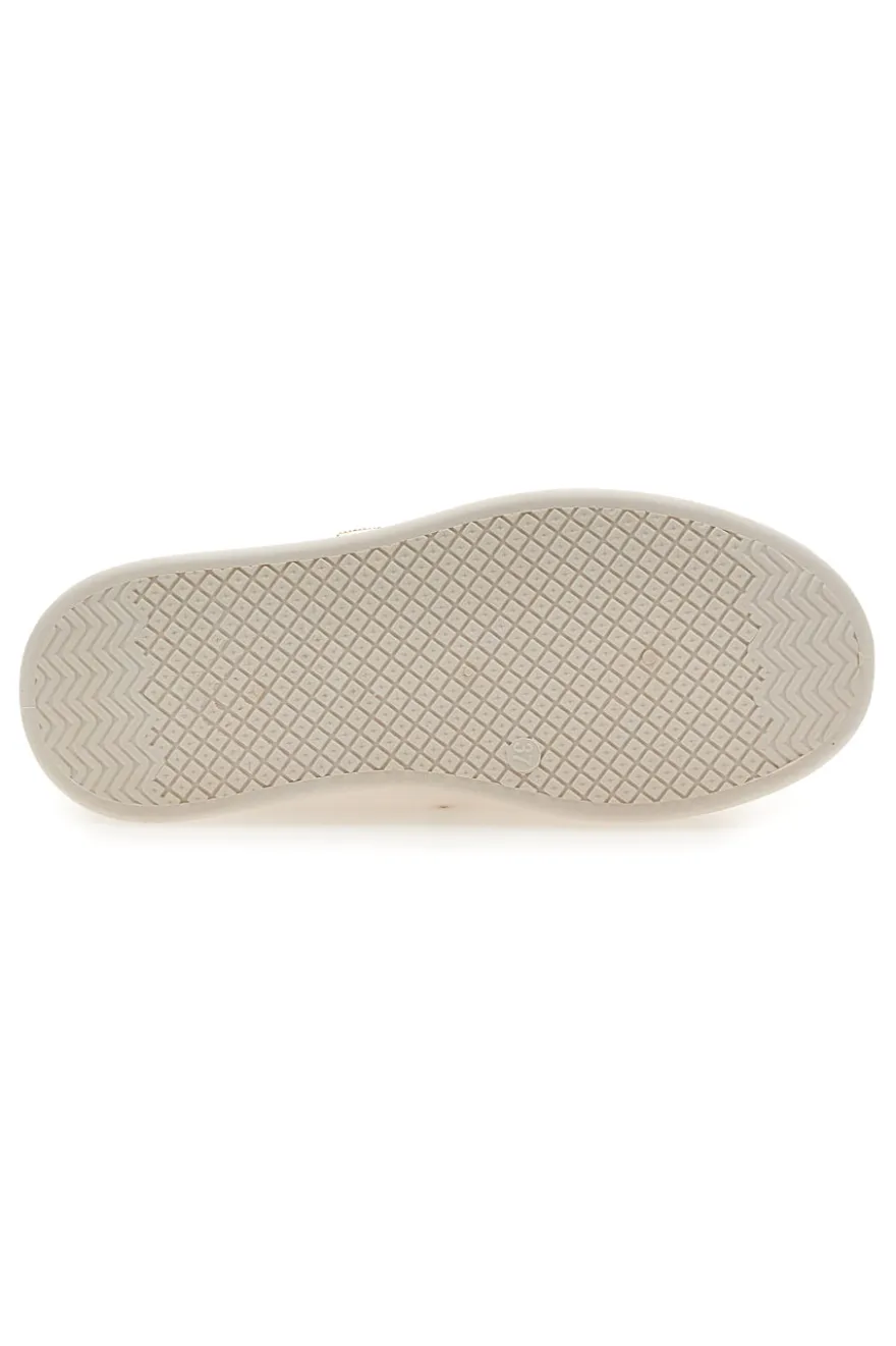 Sneakers beige con logo laterale e fondo alto Laura Biagiotti 9618