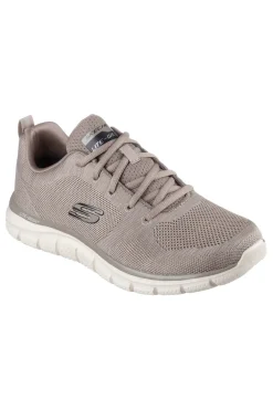 Sneakers Beige Con Memory Foam Skeachers Track Front Runner