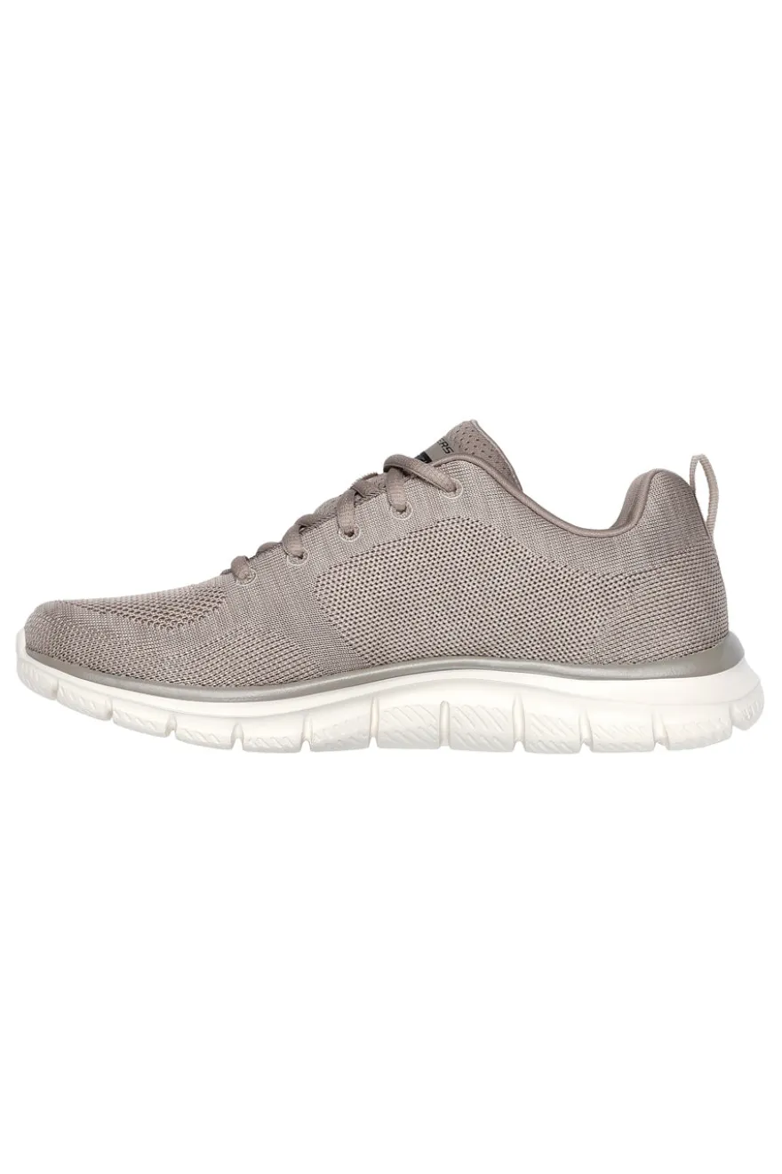 Sneakers Beige Con Memory Foam Skeachers Track Front Runner