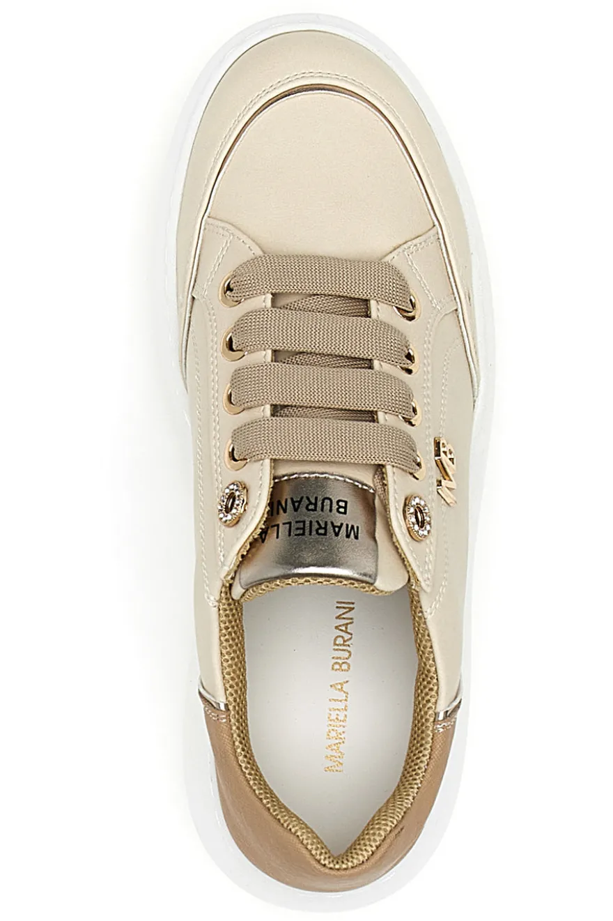 Sneakers Beige Con Platform MARIELLA BURANI 50840521