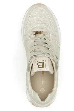 Sneakers Beige Con Platform Laura Biagiotti 8412