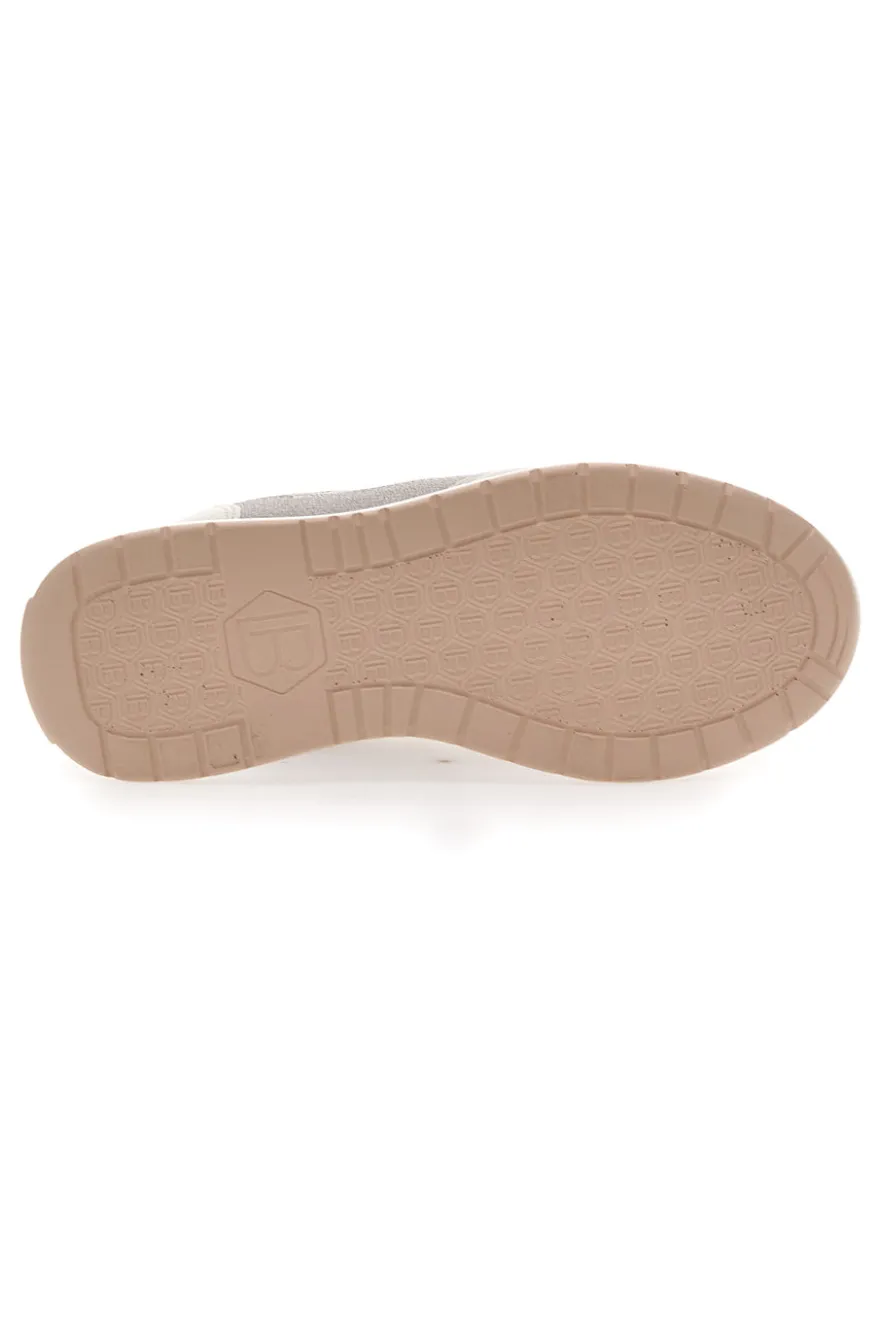 Sneakers Beige Con Platform Laura Biagiotti 8412